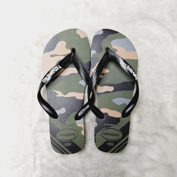 New Bundle of 3 Havaianas /Abound Blue/Camo/Amercan Thong Slip On Sandal S73 - Picture 2 of 11